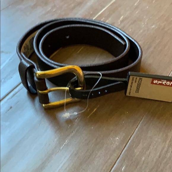 💰NWT Levi’s belt brown leather M / 28” - Picture 2 of 2